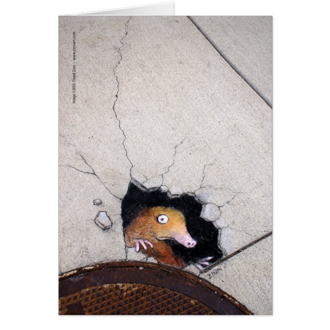 Cartão toupeira inábil (Frente)