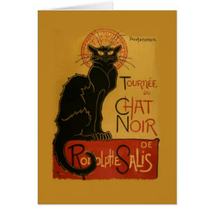 Cartão Tournee de Chat Noir Black Cat