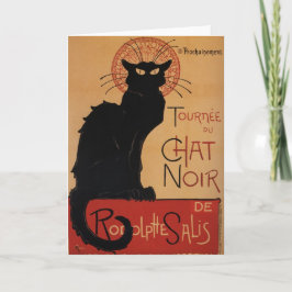 Cartão Tournée du Conversa Noir, Théophile Steinlen