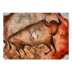 Cartão Touro de Altamira