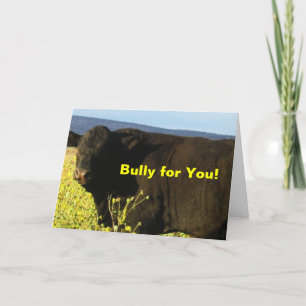 Cartão Touros do gado da fazenda do rancho dos parabéns