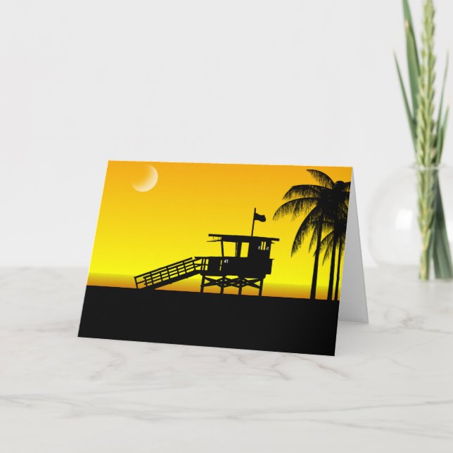 Cartão Tower 41 Greeting Card (yellow) (Frente)