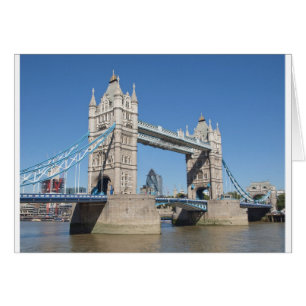 Cartão Tower Bridge River Thames London