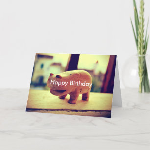 Cartão Toy Hippo Bonito