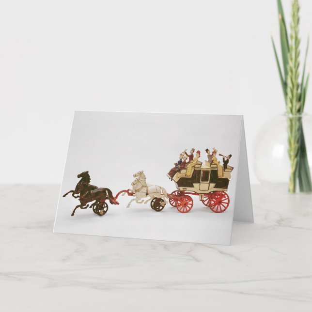 Cartão Toy stagecoach (Frente)