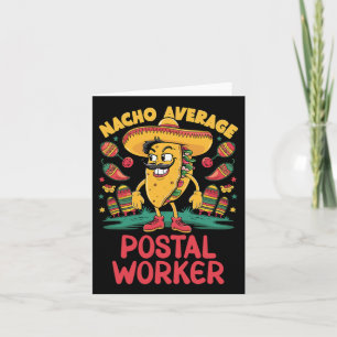 Cartão Trabalhador Postal Médio Nacho Cinco De Mayo Mexic