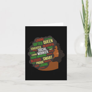 Cartão Trabalhador Social Africano