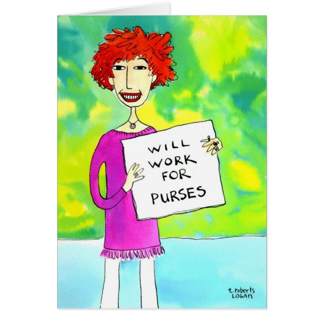 Cartão Trabalhará para bolsas (Frente)