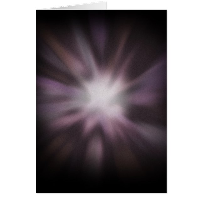 Cartão Trabalho de arte de Burst Cósmico (Frente)