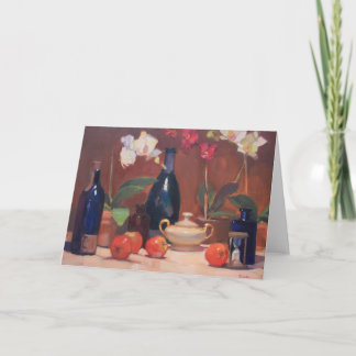 Cartão Trabalho de arte de Orquídeas com Bolsa de Açúcar
