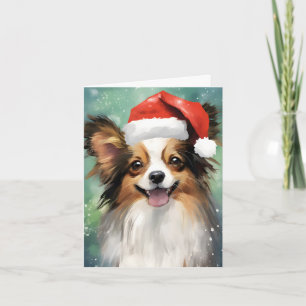 Cartão Trabalho de arte de pintura de pincel de Natal Pap