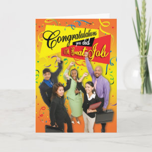 Cartão Trabalho de excelente