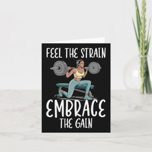Cartão Trabalho de Malhação de Construção de Bodybuilding