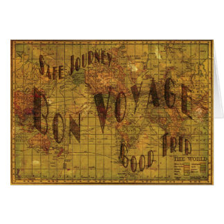 Cartão Traçando meus viagens