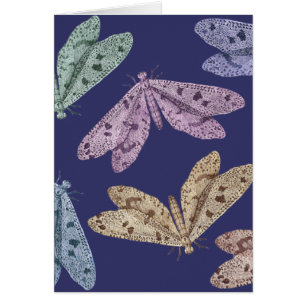 Cartão Traças da noite em vôo do Encylopedia de Diderot