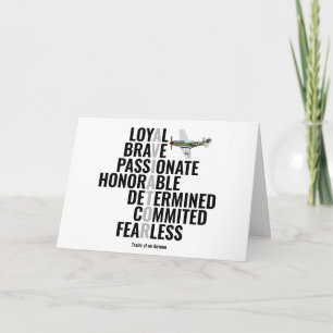 Cartão Traços de um Avião