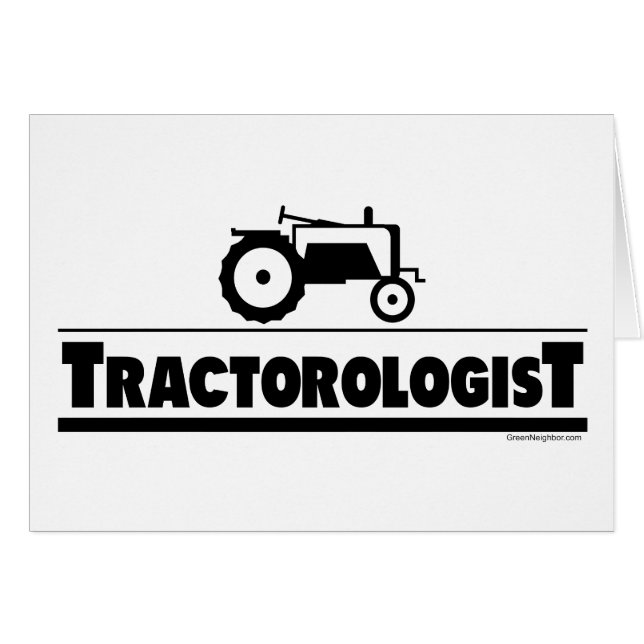 Cartão Tractorologista - Trator (Frente Horizontal)