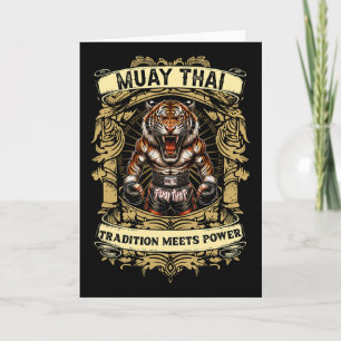 Cartão Tradição Encontra Poder - Kickboxing E Muay Thai F