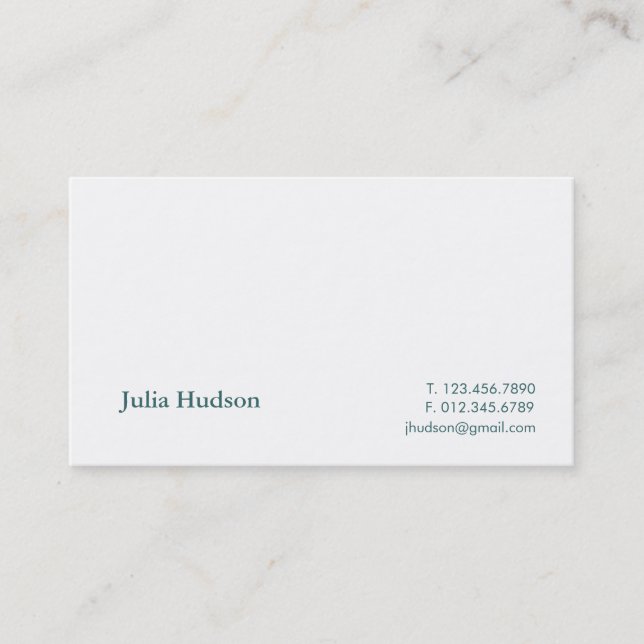 Cartão tradicional de Hudson (Frente)