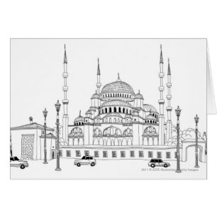 Cartão Tráfego pela mesquita