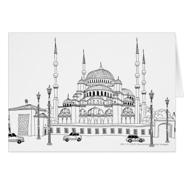 Cartão Tráfego pela mesquita (Frente Horizontal)