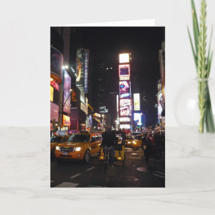 Cartão tráfego quadrado de vezes