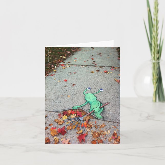 Cartão traficante preguiçoso (Frente)