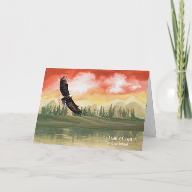 Cartão Trail of Tears Remembrance (Frente)