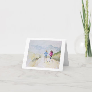 Cartão Trail Runners No. 1 note card