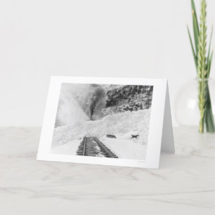 Cartão Train Avalanche Alaska 1916