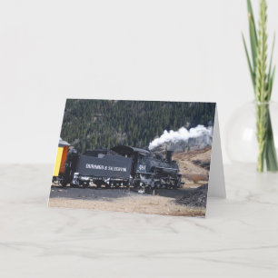 Cartão Train Greeting Card