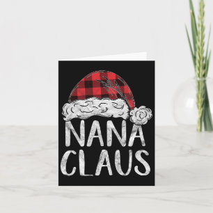 Cartão Traje De Natal Da Nana Claus Presente De Natal Cor