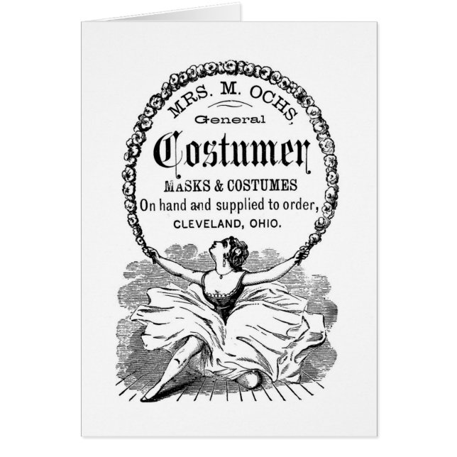 Cartão Traje Venda da Sra. Och (Frente)