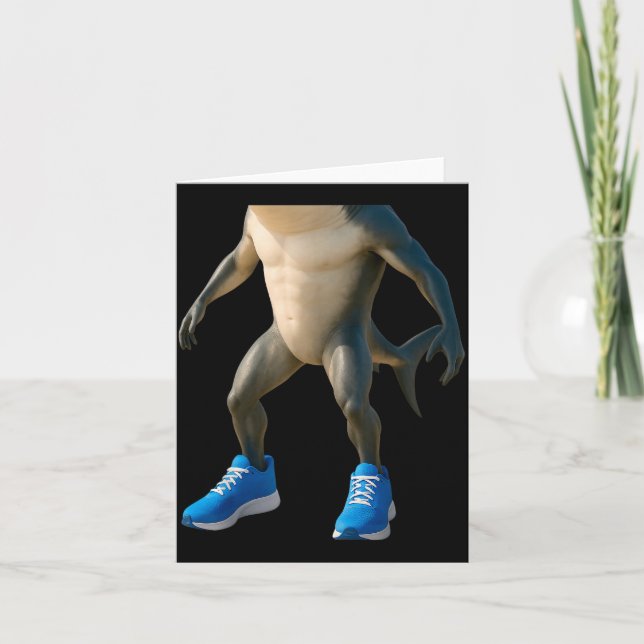 Cartão Tralalero Tralala Italian Brainrot Halloween Costu (Frente)