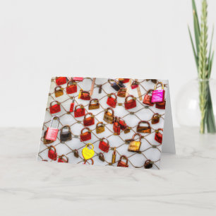 Cartão Trancado No Amor