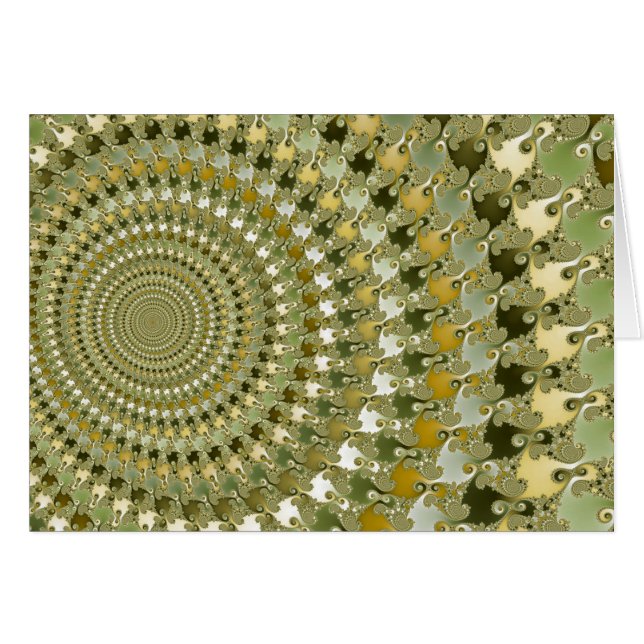 Cartão Trancetunnel - Placa Fractal (Frente Horizontal)