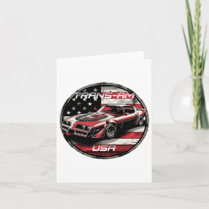 Cartão Trans Am Muscle Car American Muscle Trans Am Natio