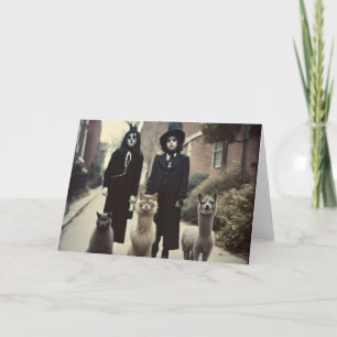 Cartão Transferência instantânea de Halloween estranha ou