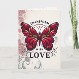 Cartão Transform with Love Greeting Card – Elegant Butter