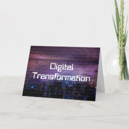 Cartão Transformação digital para empresas