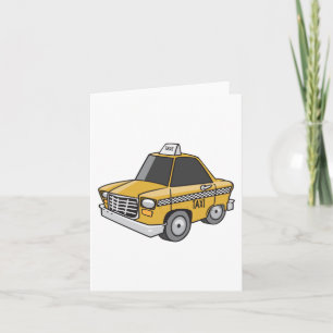 Cartão Transporte Urbano de Táxi Amarelo