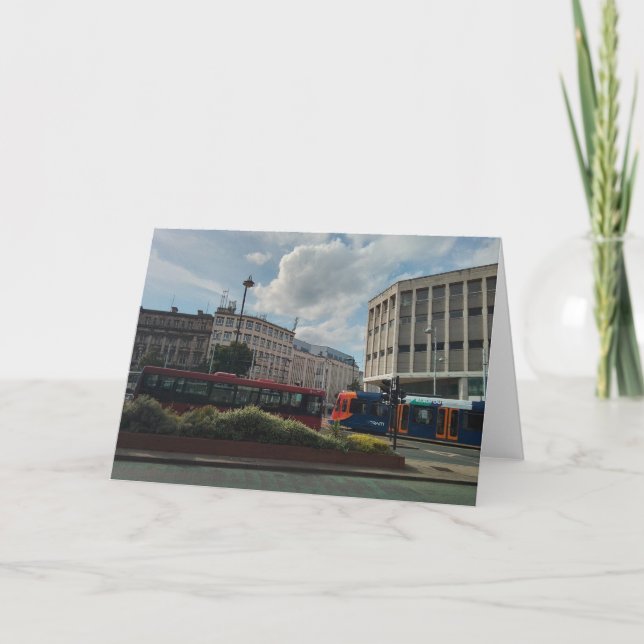 Cartão Transportes em Sheffield (Frente)