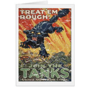 Cartão Tratado 'Em Rough-1918 - angustiado