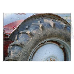 Cartão trator antigo