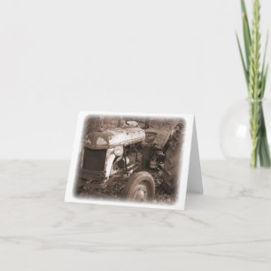 Cartão Trator notecard