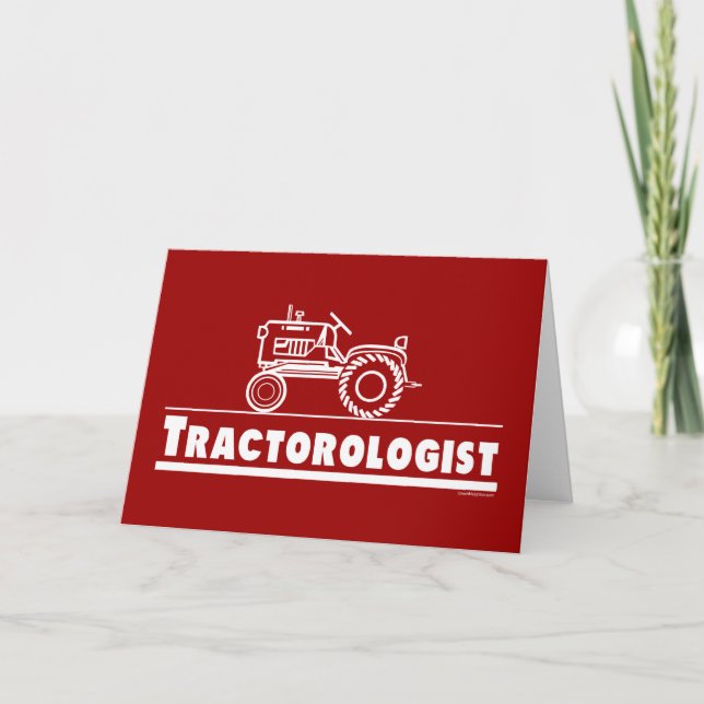 Cartão Trator Ologist RED (Frente)
