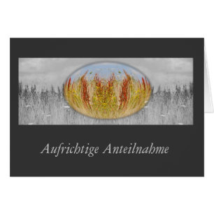 Cartão Trauerarte Herbstwiese