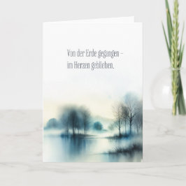 Cartão Trauerkarte "im Herzen geblieben"