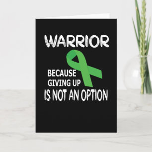 Cartão Traumatic Brain Injury Warrior TBI Awareness Gifts