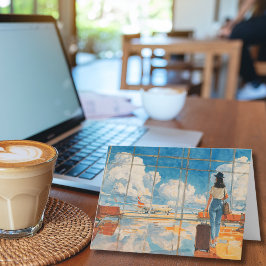 Cartão Travel Birthday Airplane Airport Runway Aviation